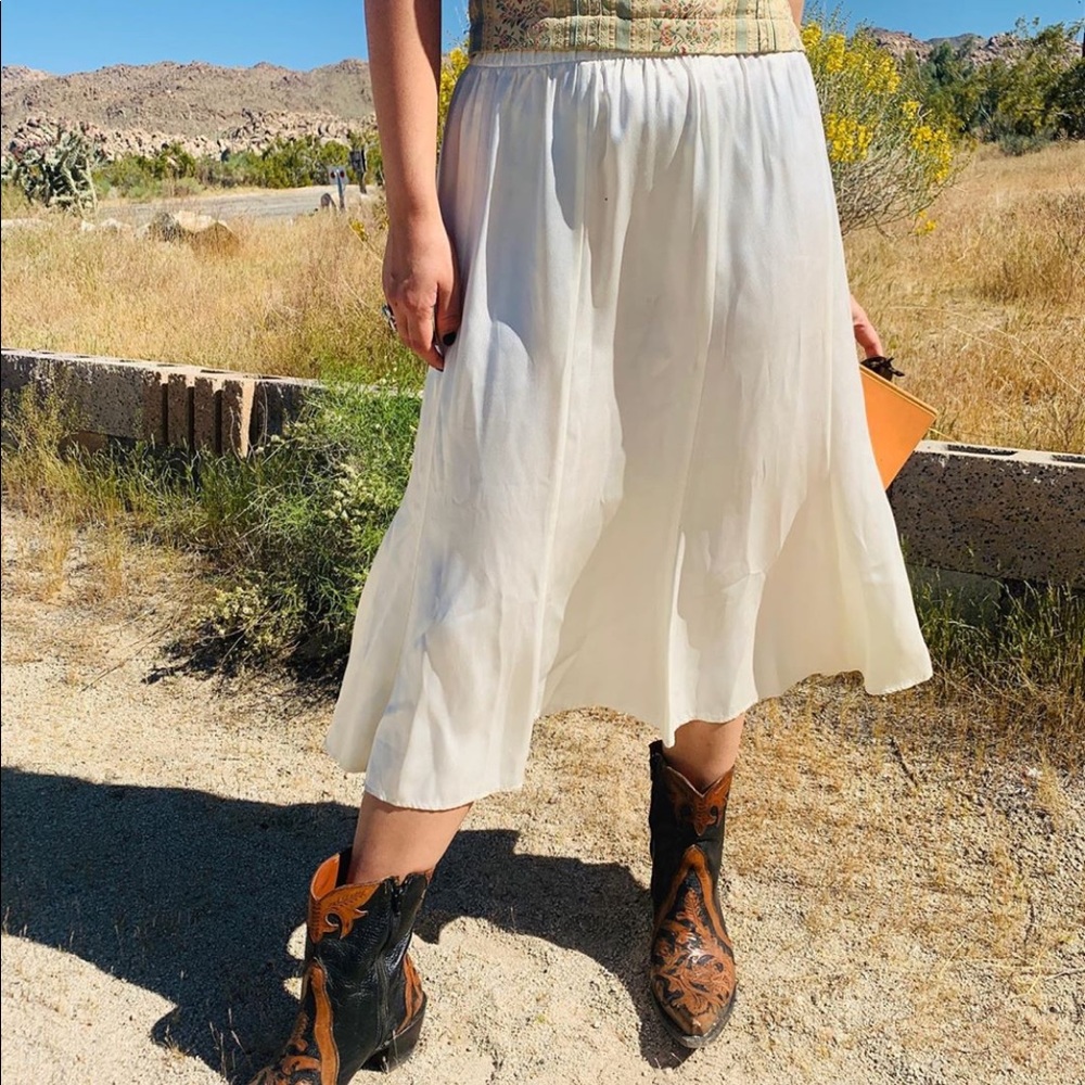 Vintage Satin Skirt Slip